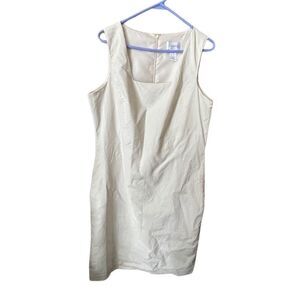 Chadwick’s size 14 Linen cotton blend sheath dress.